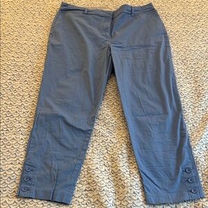 Talbots Women’s Blue Perfect Crop Pants